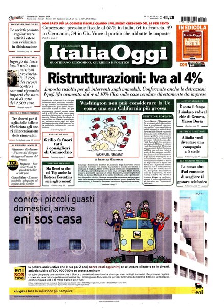 Italia oggi : quotidiano di economia finanza e politica